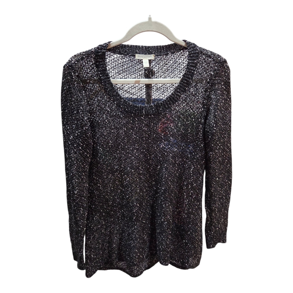 Black‎ Sparkle Knit Top